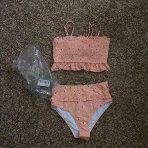 High waisted bathing suit